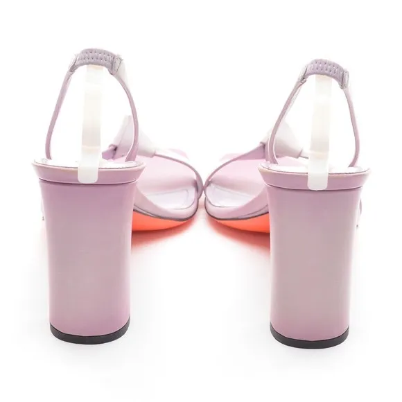 Santoni Forgo $695 Slingback Sandals 36.5 / 6.5 Violet Shoes New in Box