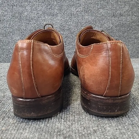 Santoni Men's Leather Shoes Sz 13 D GORDON Brown #75160944