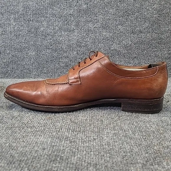 Santoni Men's Leather Shoes Sz 13 D GORDON Brown #75160944