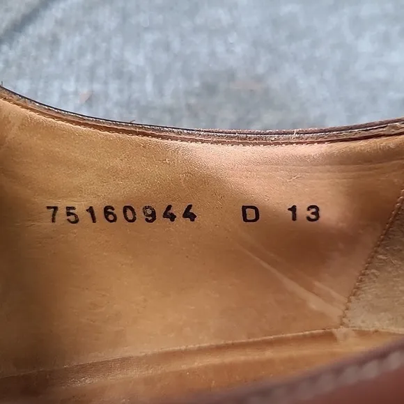 Santoni Men's Leather Shoes Sz 13 D GORDON Brown #75160944