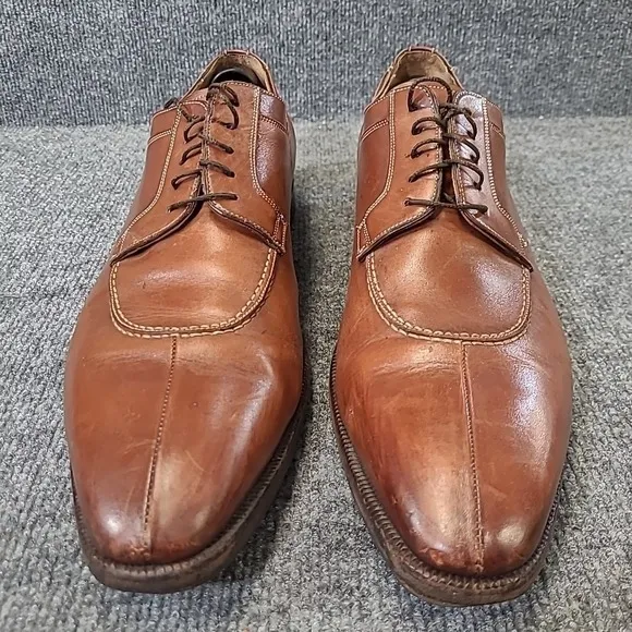 Santoni Men's Leather Shoes Sz 13 D GORDON Brown #75160944