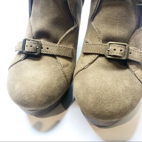 See by Chloe | Solfo Buckle Wood Platform Booties