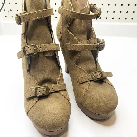 See by Chloe | Solfo Buckle Wood Platform Booties