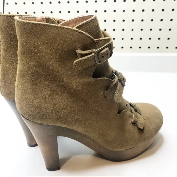 See by Chloe | Solfo Buckle Wood Platform Booties