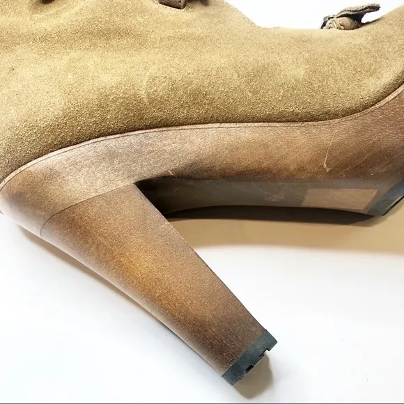 See by Chloe | Solfo Buckle Wood Platform Booties