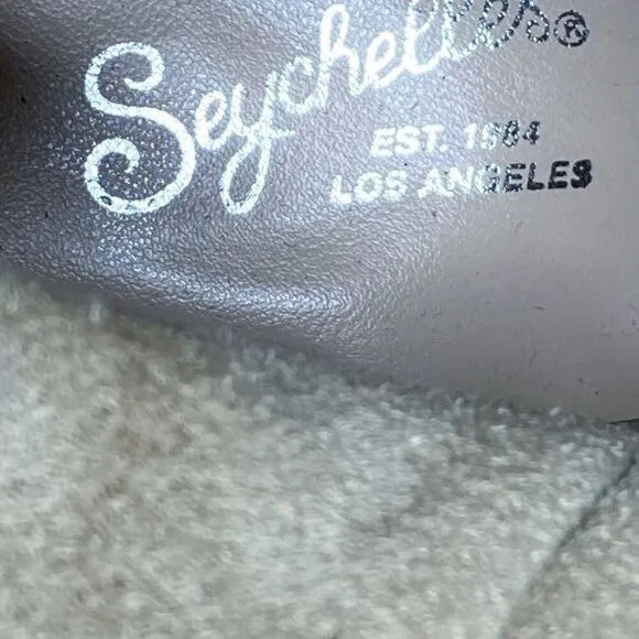 SEYCHELLES Tan and Gray Leather Ankle Boots 8