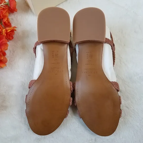 Sezane Rosa Low Sandals in Blush