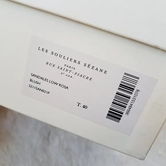 Sezane Rosa Low Sandals in Blush
