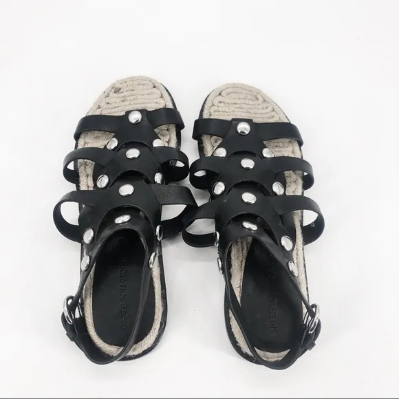 Sigerson Morrison Jessa Espadrille Sandals Studs 8