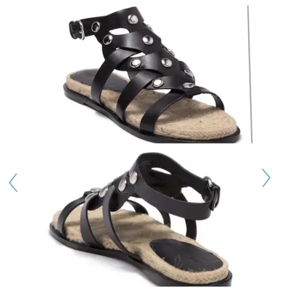 Sigerson Morrison Jessa Espadrille Sandals Studs 8