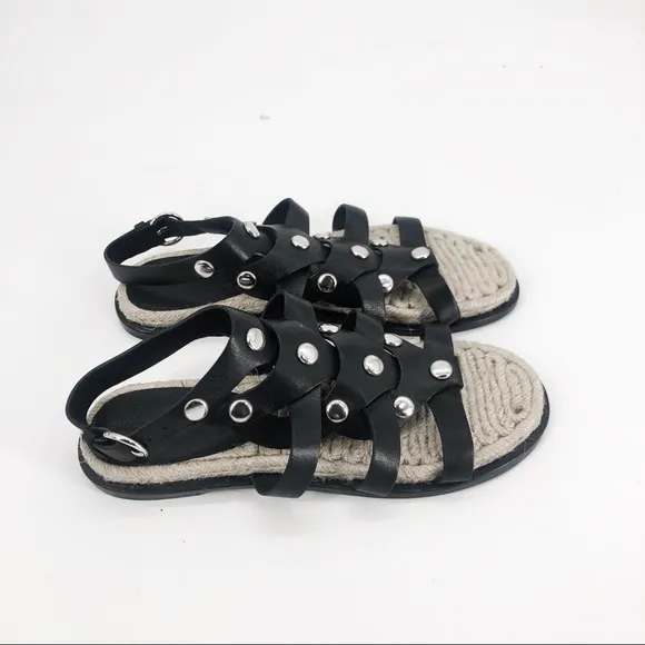 Sigerson Morrison Jessa Espadrille Sandals Studs 8