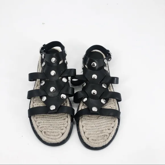 Sigerson Morrison Jessa Espadrille Sandals Studs 8
