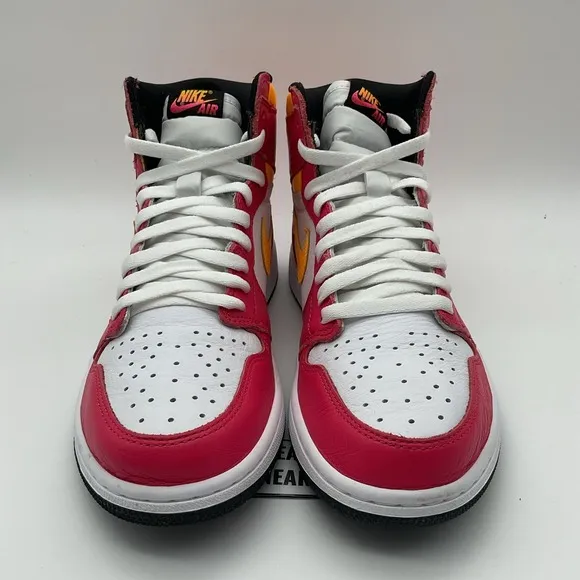 Size 10 - Jordan 1 Retro High OG Light Fusion Red 2021 (555088-603)