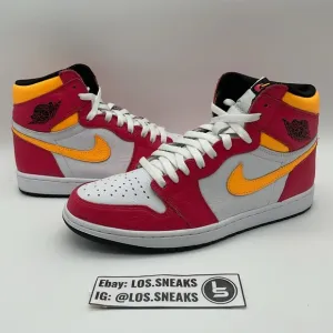 Size 10 - Jordan 1 Retro High OG Light Fusion Red 2021 (555088-603)