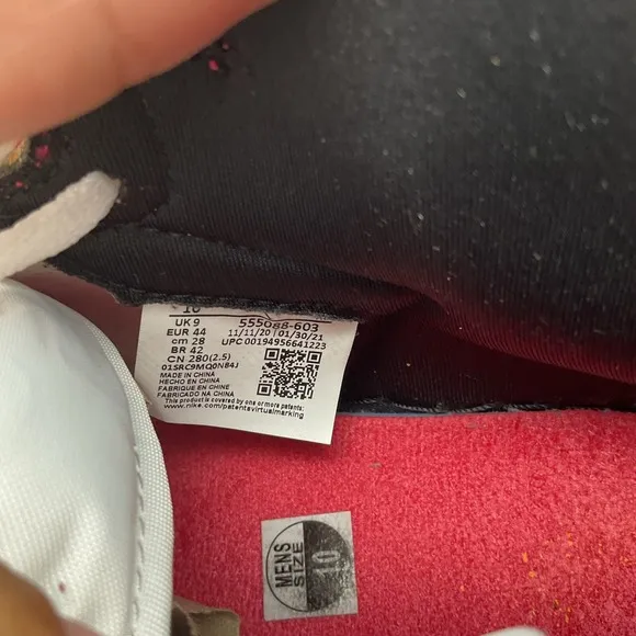 Size 10 - Jordan 1 Retro High OG Light Fusion Red 2021 (555088-603)