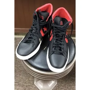 Size 10 MENS or 11.5 WMNS- Converse Pro Leather High Tops Red And Black