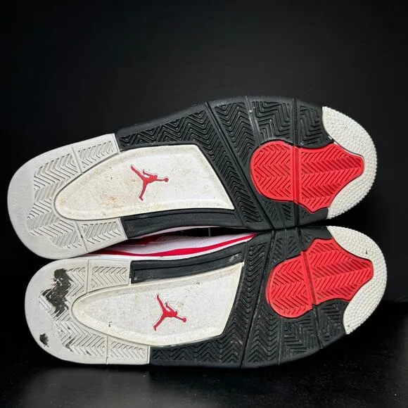 Size 11 - Nike Air Jordan 4 Retro Red Cement Men's Shoes