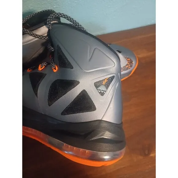 Size 11.5 - Nike LeBron 10 Lava 2012. Original Pair LeBron X Great Condition!