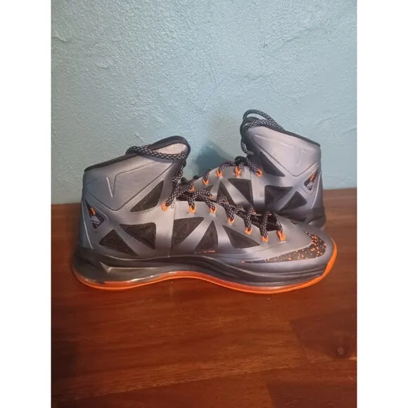 Size 11.5 - Nike LeBron 10 Lava 2012. Original Pair LeBron X Great Condition!