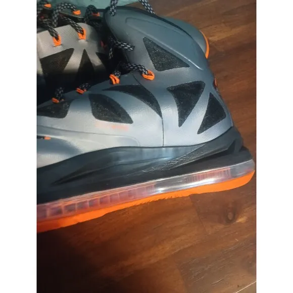 Size 11.5 - Nike LeBron 10 Lava 2012. Original Pair LeBron X Great Condition!