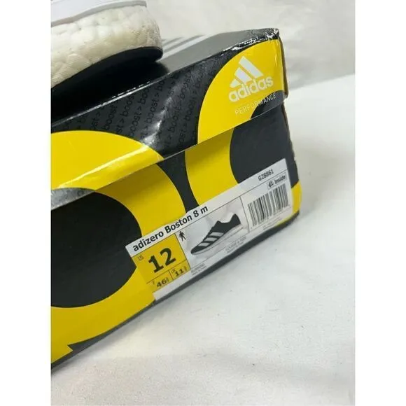 Size 12 - adidas adizero boston 8 Core Black 2019 - G28861