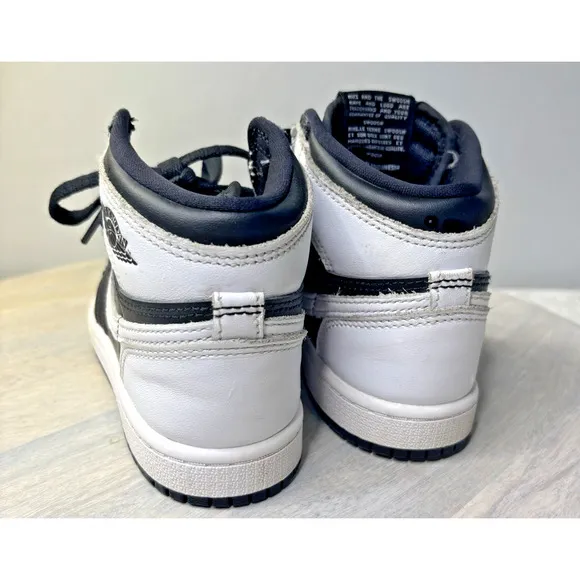 Size 12.5C Kids- Air Jordan 1 Retro OG High Black White FD1412-010