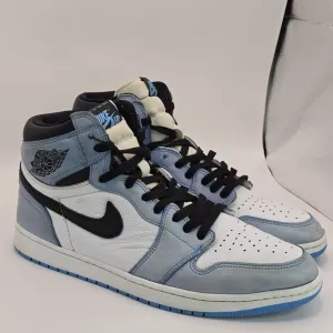 Size 14- Nike Air Jordan 1 Retro High University Blue 555088-134 OG UNC