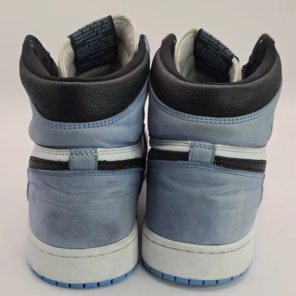 Size 14- Nike Air Jordan 1 Retro High University Blue 555088-134 OG UNC