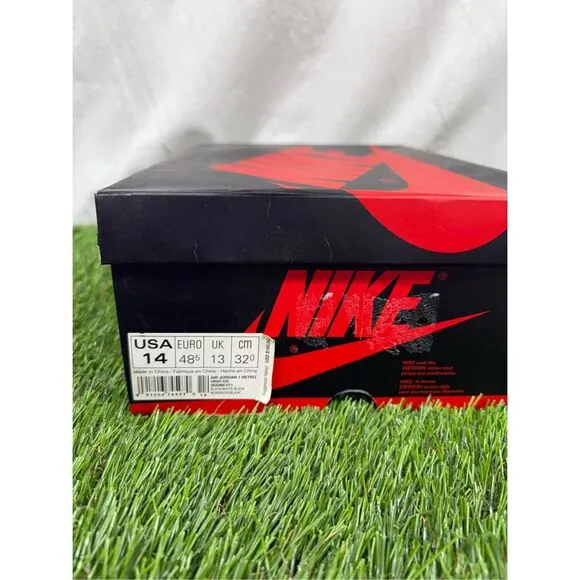 Size 14 - OG box VNDS “Yin-Yang” Air Jordan 1 Retro High 555088-011