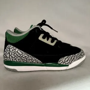 Size 3 - Nike Air Jordan 3 Retro PS Pine Green Men's Shoes