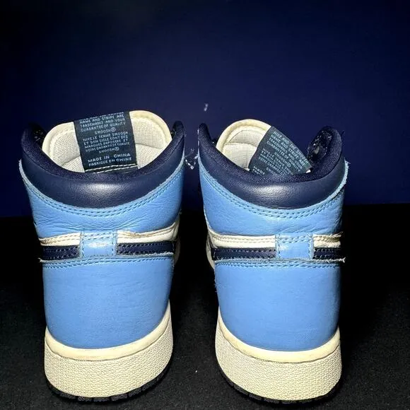 Size 4 - Nike Air Jordan 1 Retro High OG GS Obsidian Men's Shoes