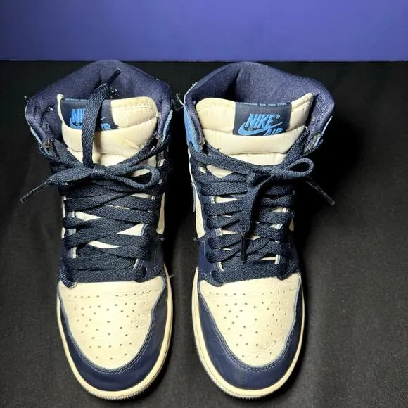 Size 4 - Nike Air Jordan 1 Retro High OG GS Obsidian Men's Shoes
