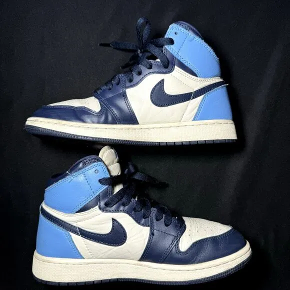 Size 4 - Nike Air Jordan 1 Retro High OG GS Obsidian Men's Shoes