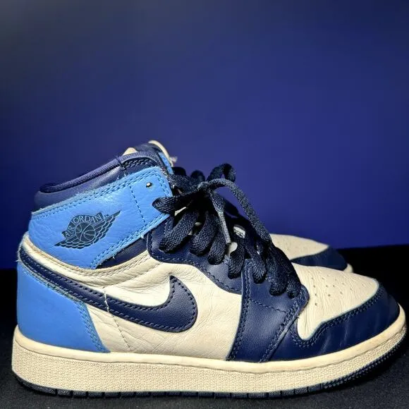Size 4 - Nike Air Jordan 1 Retro High OG GS Obsidian Men's Shoes