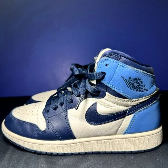 Size 4 - Nike Air Jordan 1 Retro High OG GS Obsidian Men's Shoes