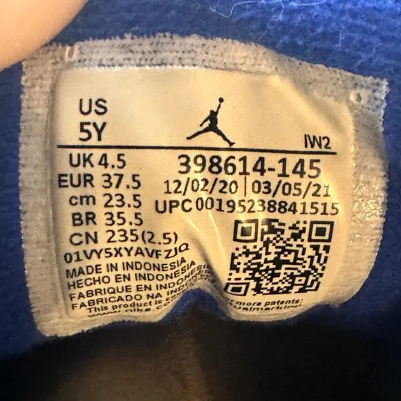 Size 5 - Nike Air Jordan 3 Retro GS Racer Blue Men's Shoes