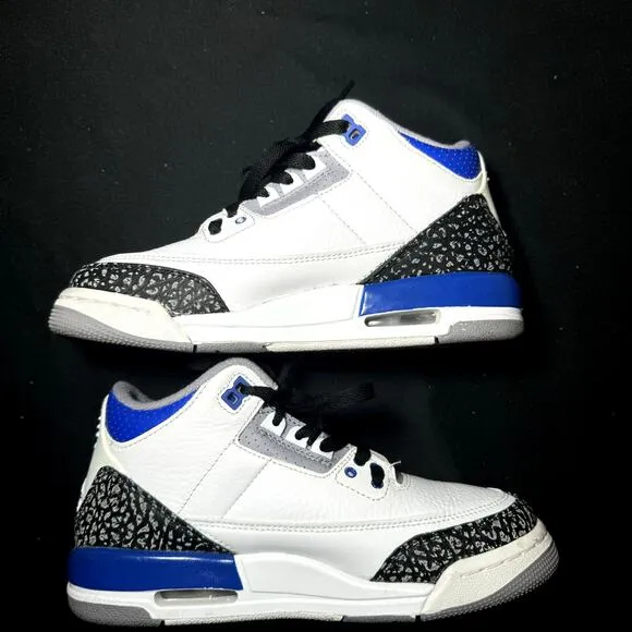 Size 5 - Nike Air Jordan 3 Retro GS Racer Blue Men's Shoes
