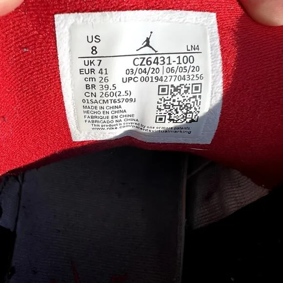 Size 8 - Nike Air Jordan 3 Retro Denim SE Fire Red Men's Shoes - Ships Now