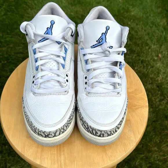 Size 8.5 - Nike Air Jordan 3 Retro UNC Men's Shoes - Ships Now