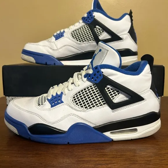 Size 8.5 Nike Air Jordan 4 Retro Motorsports Men's Shoes 308497 117