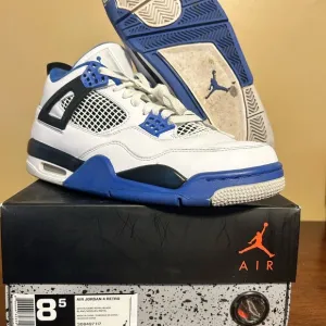 Size 8.5 Nike Air Jordan 4 Retro Motorsports Men's Shoes 308497 117