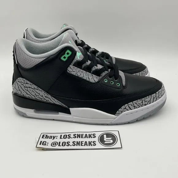 Size 9 - Air Jordan 3 Retro Green Glow (CT8532-031)