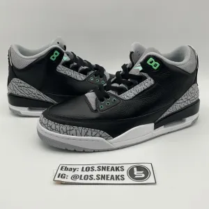 Size 9 - Air Jordan 3 Retro Green Glow (CT8532-031)