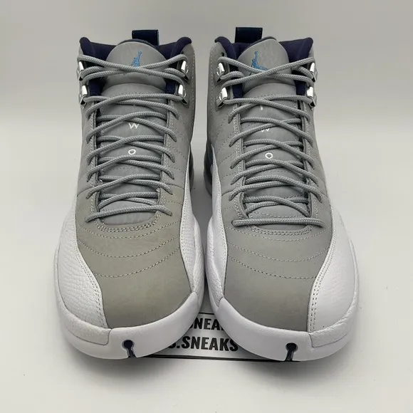Size 9.5 - Air Jordan 12 Retro Grey University Blue