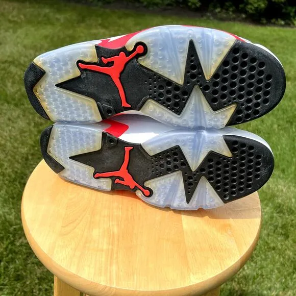 Size 9.5 - Nike Air Jordan 6 Retro White Infrared 2014 Men's Shoes - Ships Now