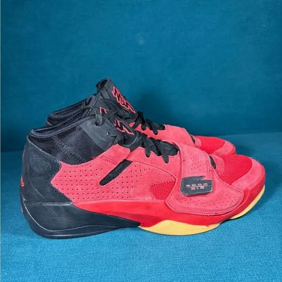 Size 11 - Men’s Nike Air Jordan Zion 2 black and red shoes