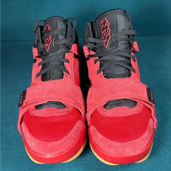 Size 11 - Men’s Nike Air Jordan Zion 2 black and red shoes