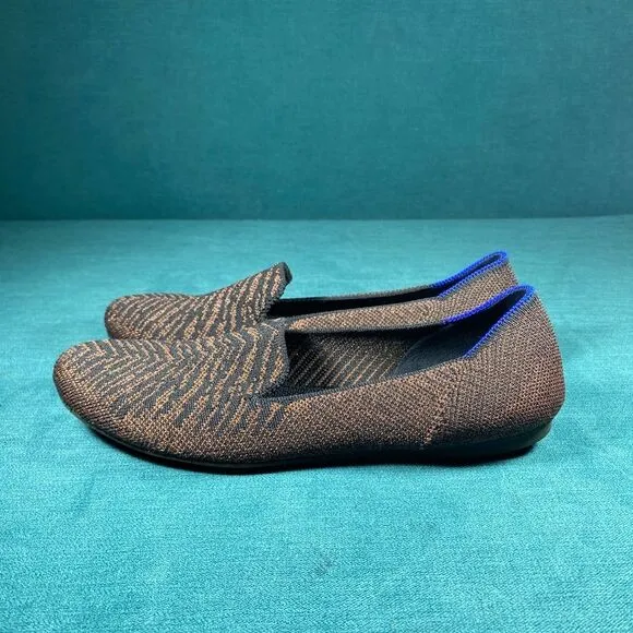 Size 7 - Women’s Rothy’s the Loafer Metallic Stripes shoes