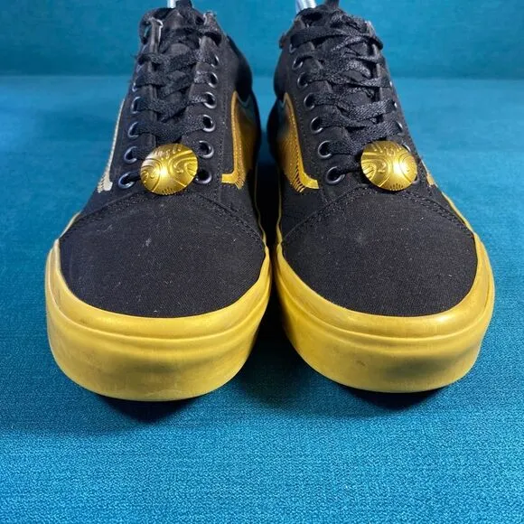 Size 8M/9.5women - Vans Harry Potter golden snitch shoes