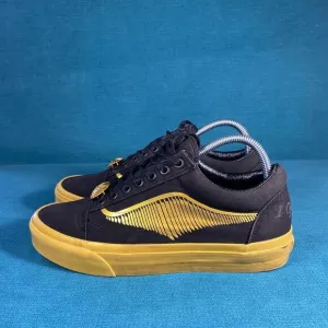 Size 8M/9.5women - Vans Harry Potter golden snitch shoes